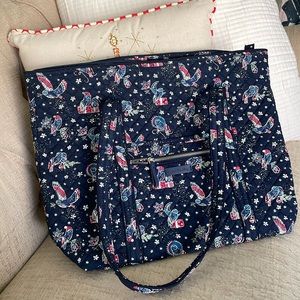 Winter owl, Vera Bradley tote